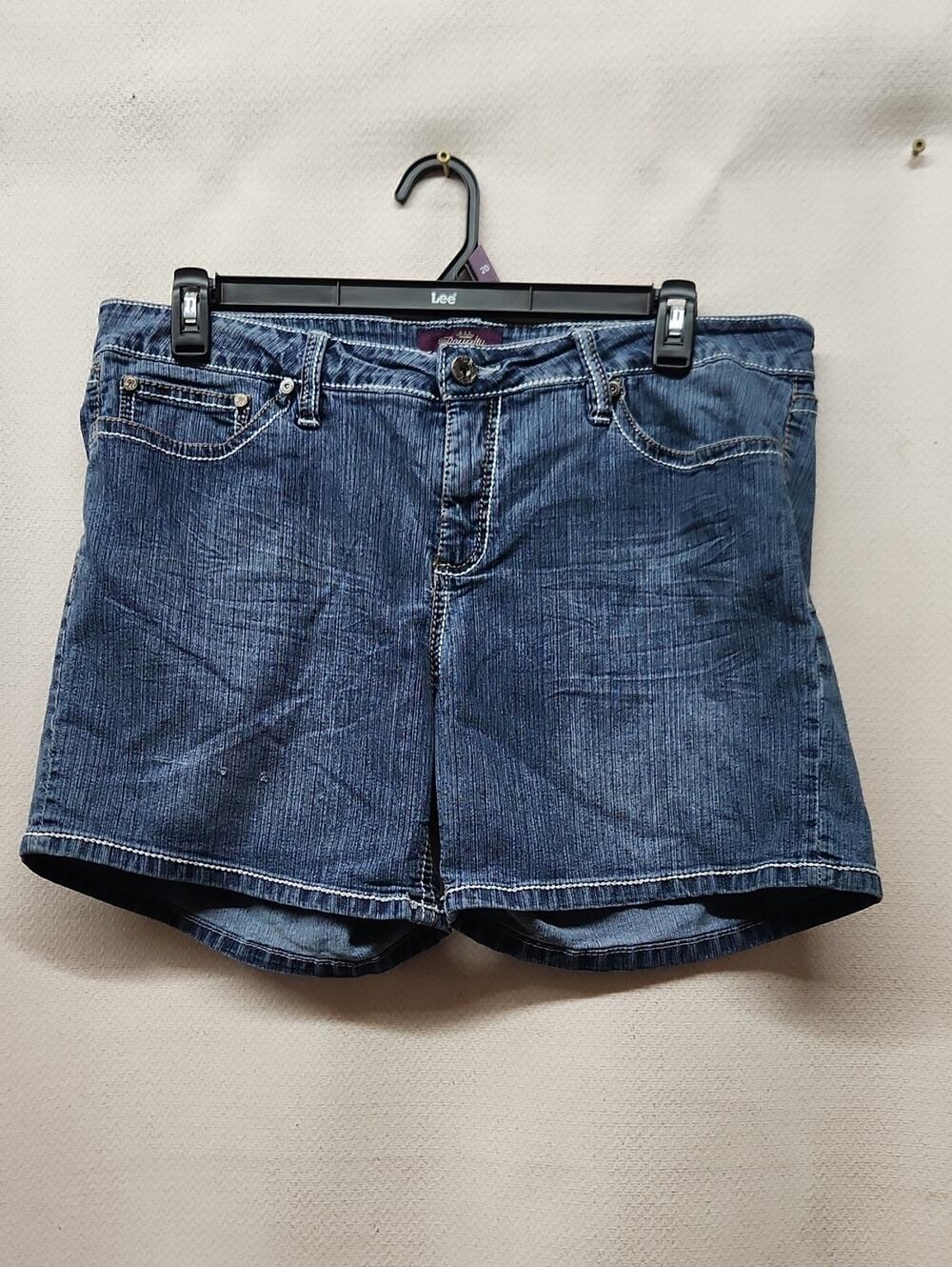 Royalty Women's Dark Blue Denim Jean Shorts